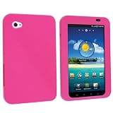 41YEvin2XEL. SL160  Silicone Skin Case for Samsung Galaxy Tab P1000, Hot Pink