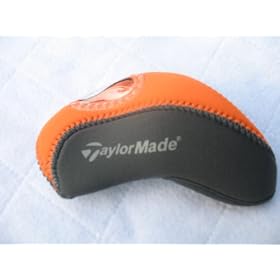 Taylormade 10pc Neoprene Iron Covers Burnt Orange/Grey
