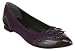 Office Core Pointy Flat Purp Sde/pat - 7 Uk