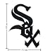Mens White Jeans 3pcs Chicago White Sox Logo 1 Emrbroidered Iron On Patches Kid Biker Band Appliques for Jeans Pants Apparel Great Gift for Dad Mom Man Women FREE SHIPPING from Thailand - High Quality Embroidery Cloth & 100% Customer Satisfaction Guarantee