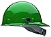 Fibre-Metal by Honeywell E2QRW74A000 Super Eight Ratchet Cap Style Hard Hat with Quick-Lok, Green