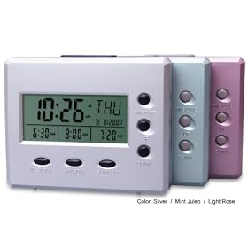 RiteAlarm Triple Weekly Alarm Clock (R) for Weekdays, Saturday and Sunday, Automatic... by Rayna Creations