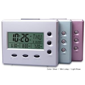 RiteAlarm Triple Weekly Alarm Clock (S) for Weekdays, Saturday and Sunday, Automatic... by Rayna Creations