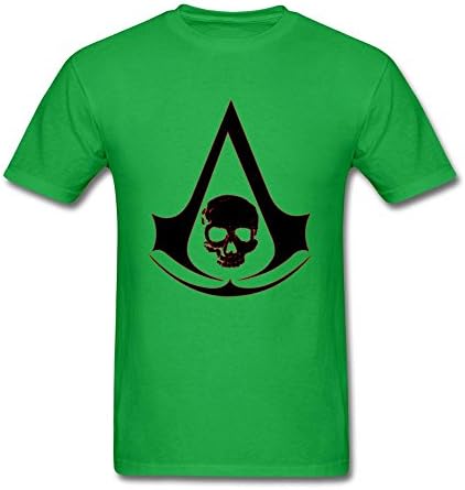 Men's Assassin's Creed IV Black Flag game ps4 T-Shirts 100% Cotton