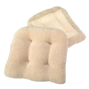 Arlee Woven Chenille Chairpad 2-Pack