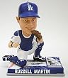 Los Angeles Dodgers Russell Martin Forever Collectibles On Field Bobble Head - Baseball Sports Merchandise
