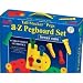 Lauri TALL STACKER PEGS a-z PEGBOARD SET (lower case)