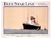 Blue Star Line Fine Art Giclee Poster Print by Norman Wilkinson, 32x24
