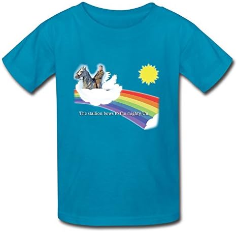 Artful Customs Kids T-shirt Kim Jong Un Tames Pegasus Printed X-large