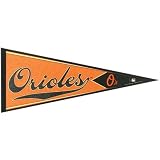 Baltimore Orioles - Logo Collage 12 X 30 Pennant MLB Pro Baseball