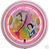 Tm Princess 498853 Wall Clock Neon 15