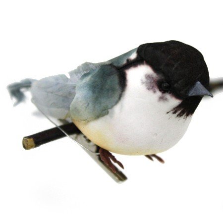 Artificial Mushroom Bird 3.25in. - Chickadee