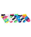 XOXO "Say Peace" 6-Pack Low-Cut Socks (Sizes 6 - 8)