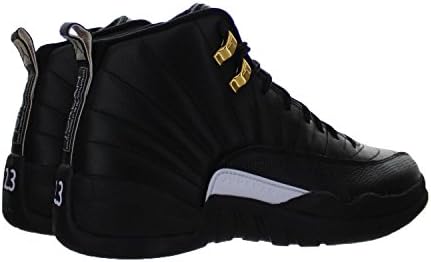 Air 12 Retro Men KUUVE® Basketball Running Sneakers Metallic Gold Leather Athletic Shoes For Men