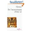 De l'inconv�nient d'�tre n�