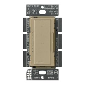 Click here to buy Lutron MSC-600M-MS Maestro 600-Watt Multi-location Dimmer Mocha Stone by Lutron.