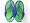SEA BLUE/ LIME