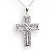 0.5 Carat 14KWG Diamond Cross Pendant