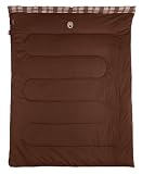 Coleman Hampton Double Sleeping Bag - Brown