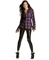 American Rag Buffalo Plaid Roll-Sleeve Shirt