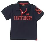 カンタベリー S/S RUGGER POLO ネイビー 110