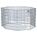 Pet Supplies : Black E-Coat 8 Panel Exercise Pen Without Door - 24W x 48H"