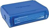 TRENDnet 5-Port Ethernet Switch (5 x 10/100Mbps Auto-MDIX RJ-45 Ports) TE100-S5 (Blue)