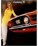 1970 FORD MUSTANG Sales Brochure Literature Book Piece