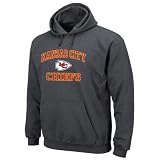 Kansas City Chiefs Charcoal Heart and Soul II Hooded Sweatshirt