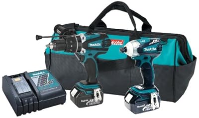 Makita LXT238X1 18V LXT Lithium-Ion Hybrid Cordless Combo Kit, 2-Piece