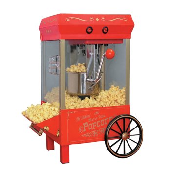 Nostalgia Electrics™ Old Fashioned Red Kettle Corn Popper