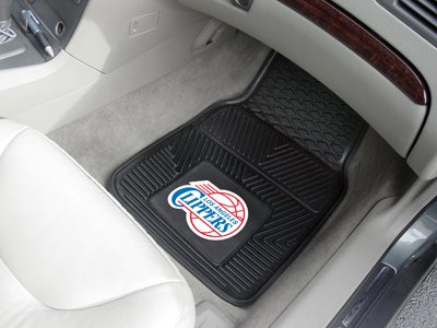 Nifty 9293 NBA-Los Angeles Clippers Vinyl Universal Heavy Duty Fan Floor Mat