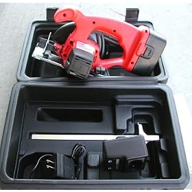 5-3 8 18 Volt Cordless Circular Saw with 2 batteries and molded case by Unknown