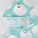 InterDesign Honeycomb Shower Curtain, 72 x 72, Aqua