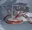 Sheer Organza Ribbon Mono Edge - 7/8" - 25 Yards (75 FT) - Brown