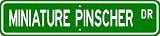 Miniature Pinscher STREET SIGN ~ High Quality Aluminum ~ Dog Lover