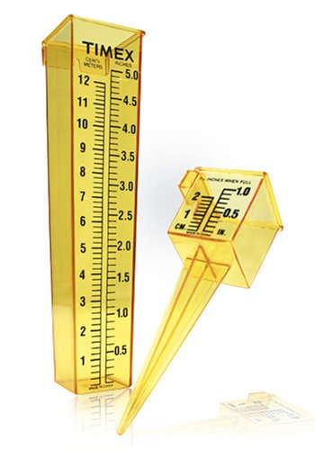 Timex TX7002 5-Inch Rain Gauge/1-Inch Sprinkler Gauge Combo