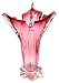 Murano Art Glass Cranberry Vase with Certificate C05