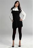 Women's Lauren Kiyomi Synthetic Cashmere Tunic (Maternity) - More Colors Available, L, Black