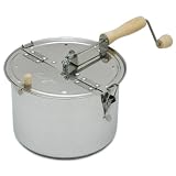 Lindy'sStainlessSteelStoveTopPopcornPopper,6-Quart