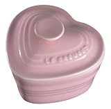 Le Creuset Stoneware Covered Heart Ramekin, Pink