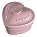 Le Creuset Stoneware Covered Heart Ramekin, Pink