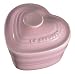 Le Creuset Stoneware Covered Heart Ramekin, Pink