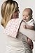 SwaddleDesigns Baby Burpies, Set of 2 Cotton Burp Cloths, Lavender Lush