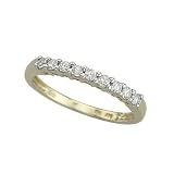 14K Yellow Gold 1/4 ct. Prong Set Diamond Ring