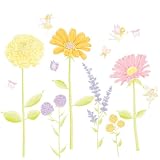 RoomMates RMK1435SLM Fairy Garden Peel & Stick Wall Decal MegaPack