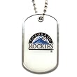 Colorado Rockies Dog Tag Necklace Charm Chain