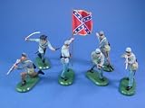 Britains Deetail American Civil War Confederate Infantry, 54mm Collectible Toy Soldiers and Playset Figures by Britains Deetail