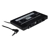 Car Tape Cassette Adapter Black for iPod ~ iPhone ~iPod Touch ~ MP3 player ~ CD Walkman ~ etc