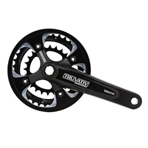 Truvativ Blaze All Mountain 2.1 Howitzer 175 AM Guard Crank Set (Pitch Black, 36-24)